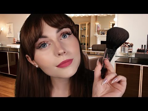 [ASMR] Makeup Artist Gets You Ready - personal attention, face brushing