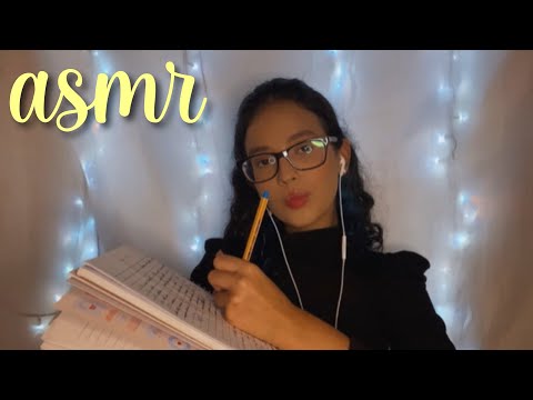 ASMR ROLEPLAY : PSICÓLOGA (atenção pessoal) 💛