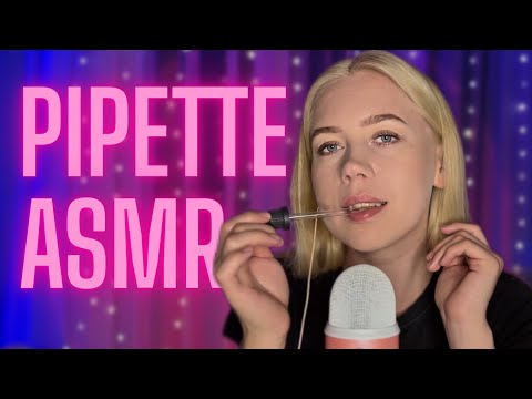 ASMR for relaxation | pipette | #asmrminuha #asmr 