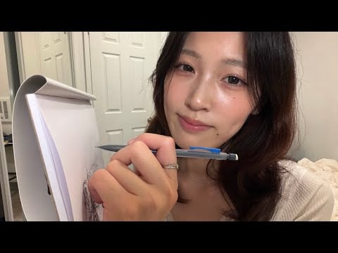 ASMR Sketching You at 3am (can’t sleep) ✍️