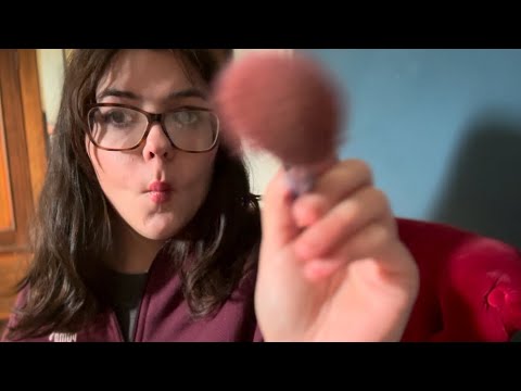 ASMR Professional makeup artist does your makeup role play
