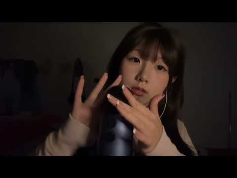 ASMR🎧 | Blowing softly in your ear | The trigger sound of the finger rubbing the microphone