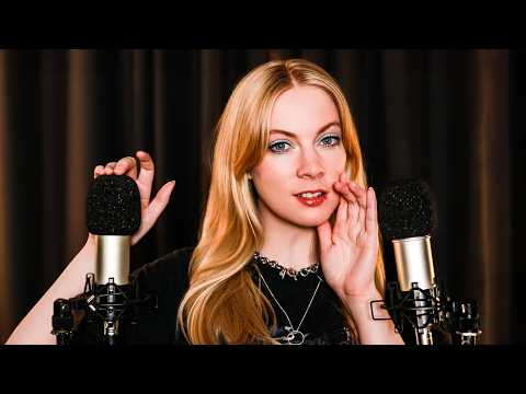 ASMR DEEP In Your Ears 🎧 Binaural Whisper, Mic Brushing & Scratching, Eyes Closed