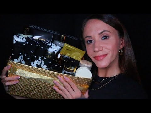 ASMR / Black & Gold Spa 🖤 (skincare & personal attention)