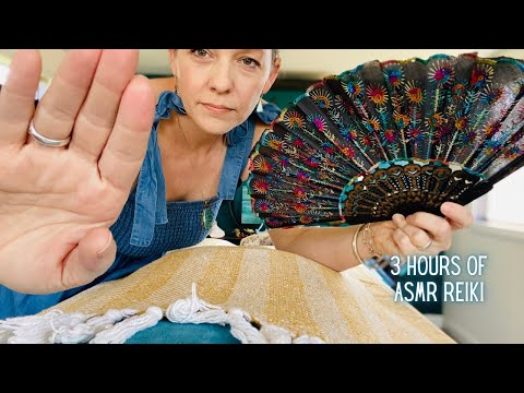 3 HOURS💤Soothing ASMR Reiki Full Body Sessions to Heal Your Energy & Help You Sleep😴No mid roll ads