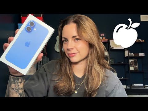 ASMR | NEW iPhone 16 Unboxing 📱😌 w/ Calming Sounds + Reaction
