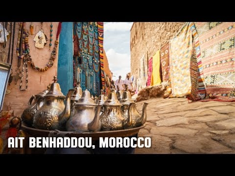 🇲🇦 Ait Ben Haddou in Southern Morocco | The Best Viewpoint & A Cool Coffee House