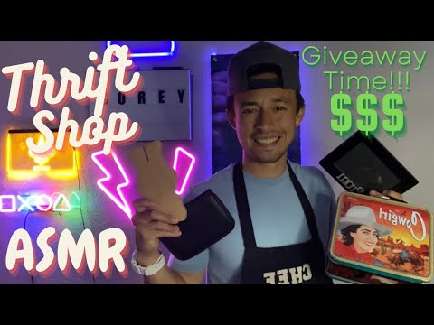 Thrift Shop ASMR Roleplay | $$$ ASMR Giveaway | 53rd ASMR Video