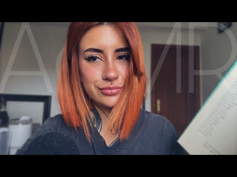 ASMR MUY LENTO de lectura susurrada para dormir ✨🌻