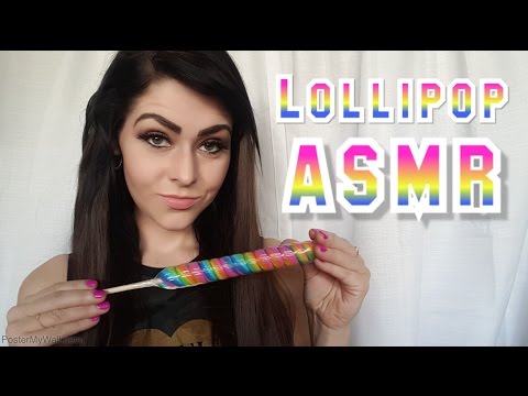 Rainbow Lollipop ASMR! 🍭 Whispering and Mouth Sounds