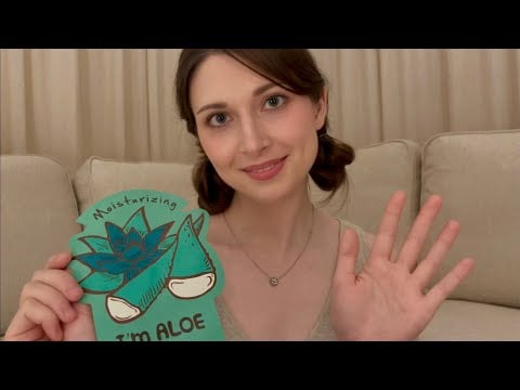Soothing ASMR Skincare with Gentle Face Touching