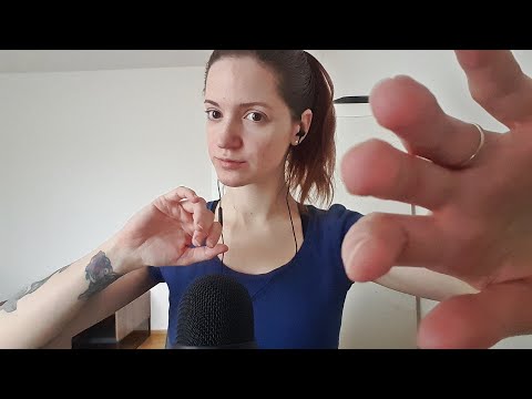 ASMR pure hand sounds and movements to relax  - whispering your names February Patrons