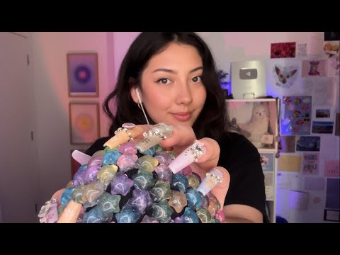 ASMR energy rain, floof, and textured scratching 💗 cv for Joleen