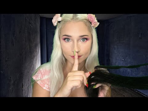 ASMR Crazy Roommate Kidnaps You (and brushes and clips your hair until you fall asleep)