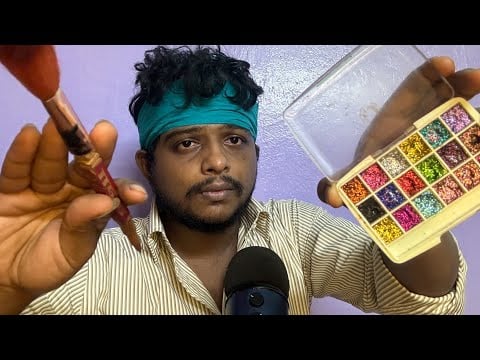 ASMR Spit Painting Makeup 💄