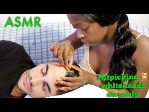 ASMR Nitpicking & Scratching Scalp {All Zoomed in}