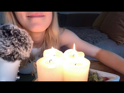 ASMR scratching and mouth sounds 💗 intense tingles