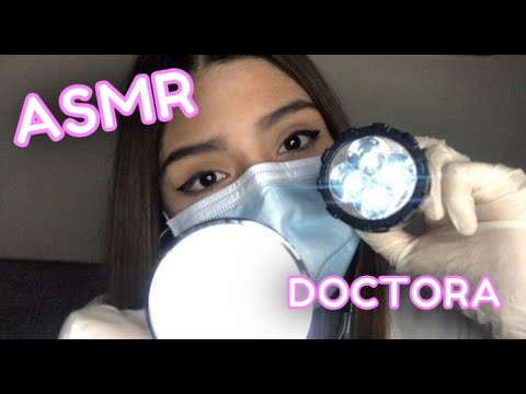 ASMR ROLEPLAY ESPAÑOL / DOCTORA TE HACE EXAMEN MÉDICO ❤️