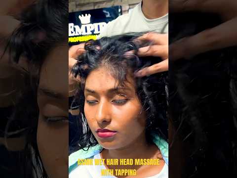 ASMR WET HAIR HEAD MASSAGE WITH TAPPING BY INDIAN BARBER RIZWAN #asmr #insomnia