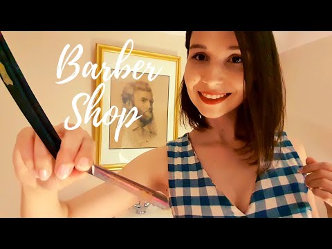 ASMR FRANCAIS💈Roleplay Barbier✂️ BARBER SHOP( rasage coupe-choux, ciseaux, brossage, massage…)