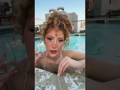 ASMR but we’re just hanging out #asmr #relax #poolasmr #lofiasmr
