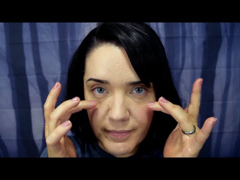 ASMR Face Massage For Sinus Pressure - Gloves, Oil, Soft Speaking