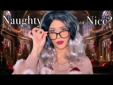 ASMR | Mrs. Claus Asks You “Naughty or Nice” Questions 🤶 (Sassy)