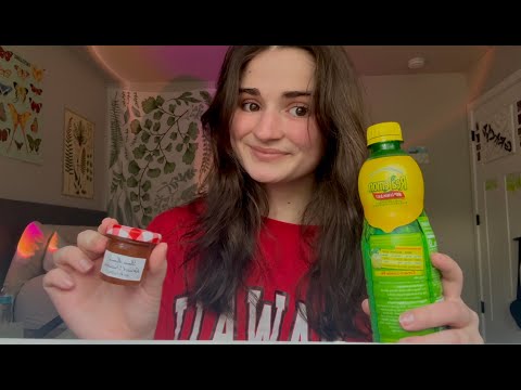 ASMR | Food Edition | Tapping, Crinkle, and Mouth Sound Triggers🥥