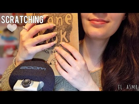 ASMR ♥ SCRATCHING! (long natural nails) [No Talking]