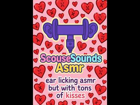 Ear licking asmr with LOTSSS of kisses! For sleep and relaxing!!! Thank you SO much for 500 subs xx