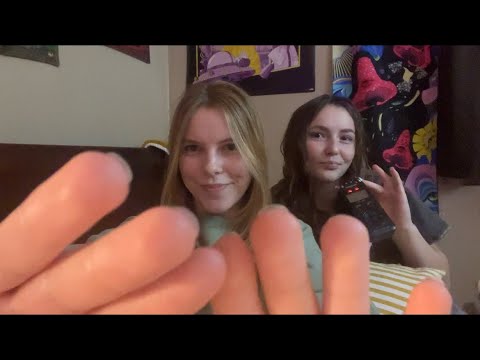ASMR Mirrored TASCAM Mic Tapping, Handmovements + Mouthsounds/whispers