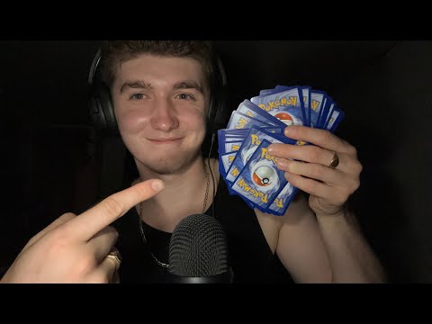 ASMR Pokémon booster pack opening 