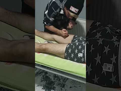 MASSAGE THERAPY THAT RELIEVES PAIN IN THE MUSCLES OF THE FORE LEGS #satisfying #relaxing #shorts