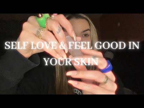 Reiki ASMR | Self Love & Feel Good in Your Skin | Hand Movements, Crystal Healing, Soft Spoken