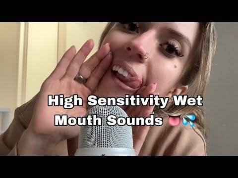 ASMR| Wet Mouth Sounds & Body Triggers (Fabric Scratching) 