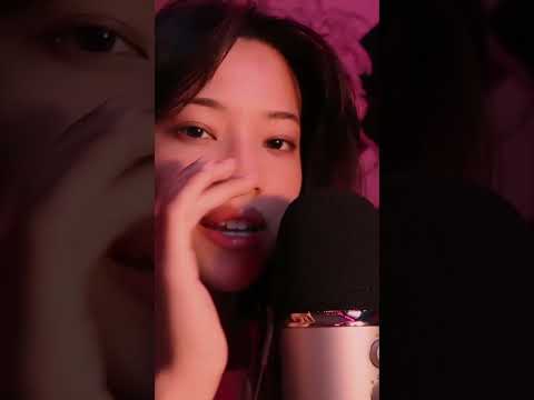 ASMR Sleep Relaxing Whispering Foam Mic ✨#asmr #asmrshorts #asmrsounds #shorts