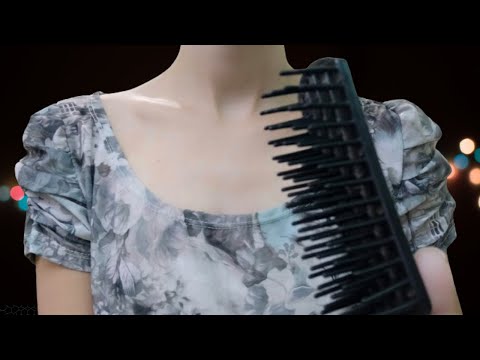 ASMR - PENTEANDO SEUS CABELOS PARA DORMIR - Produtos reais