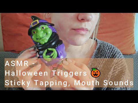 ASMR - Halloween Triggers 🎃 Sticky Tapping, Mouth Sounds