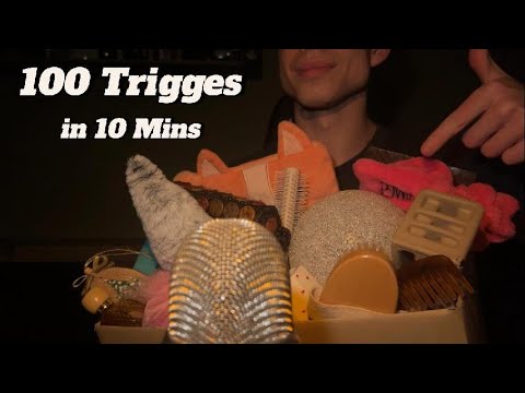 ASMR | 100 TRIGGERS in 10 MINUTES ✨ for instant sleep