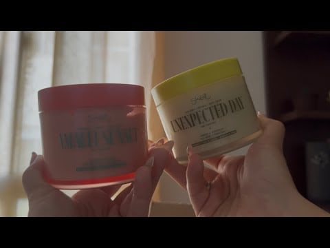 ASMR UNBOXING - hidratantes da SKELT