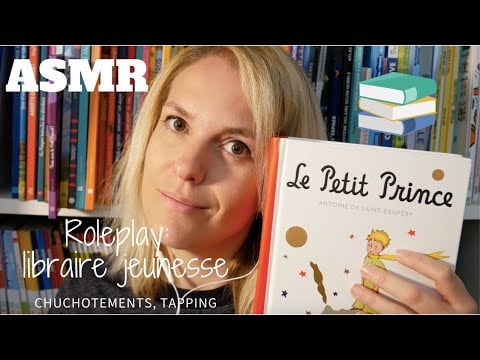 ASMR FR 📚 Roleplay libraire jeunesse (chuchotement et tapping)