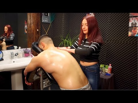 ASMR Chair Massage for the Tough Man / Miss Melek