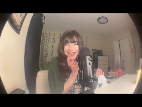 pov: you’re a fish (fishbowl w/ mouth sounds)