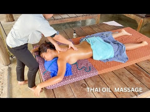 ASMR: Extra Oily Thai FULL BODY Beach Massage!