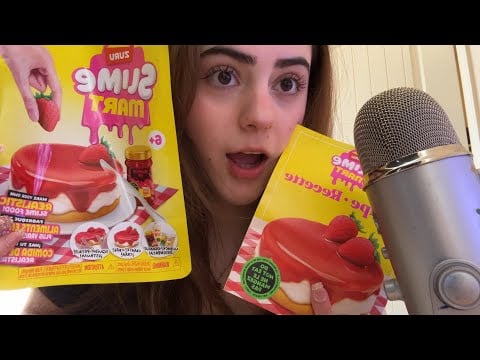ASMR HACIENDO SLIME DE COMIDA 
