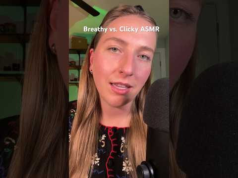 Breathy vs. Clicky whispers 🥊 #asmr #whispers #ytshorts #tinglyasmr