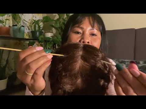 ASMR | AGGRESSIVE SCALP SCRATCHING | Scalp CHECK & Hairline | SATISFYING TINGLES |Tapping & Crisp 😴