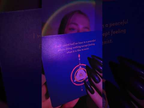 #asmr your weekly affirmation card