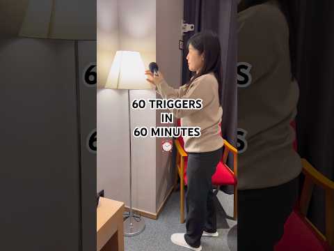 ASMR 60 TRIGGERS IN 60 MINUTES ⏰⏰⏰