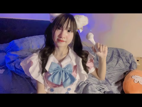 ASMR maid take care of you 💖🫖🌃 { layered sounds } // thai asmr